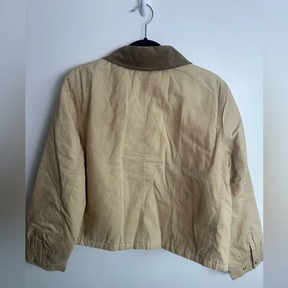 NWT J. CREW Short Barn Jacket™ IN Coastal Khaki Size Large SOLD OUT - Picture 6 of 11